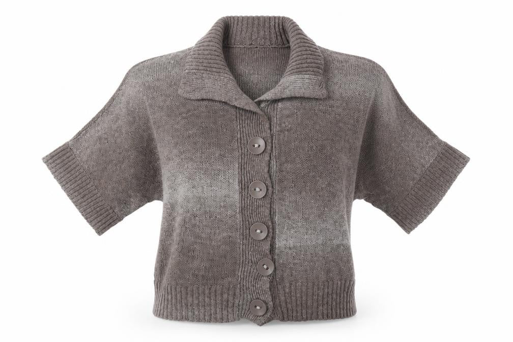 Bonmarché Womens Beige Roll Neck Acrylic Cardigan Jumper Size XL