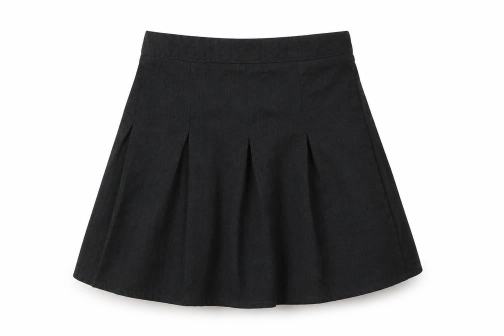 George Girls Grey  Polyester Pleated Skirt Size 4-5 Years  Regular  - School Wear