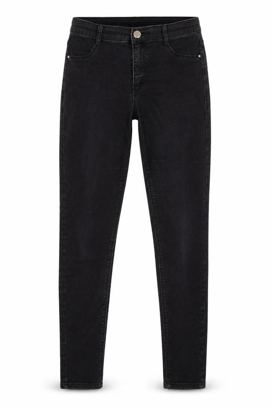 Dorothy Perkins Womens Black  Cotton Skinny Jeans Size 6 L28 in Regular