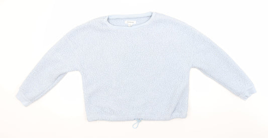 Primark Womens Blue Round Neck  Polyester Pullover Jumper Size 12