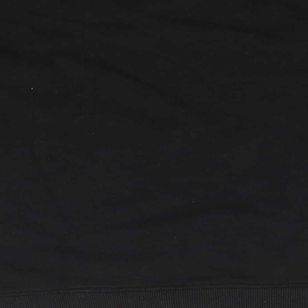 Primark Womens Black Round Neck  Cotton Pullover Jumper Size 4