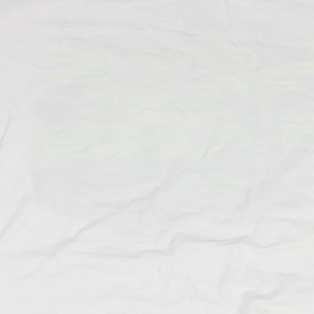 Primark Boys White  Cotton Basic T-Shirt Size 11-12 Years Round Neck  - Love the Game