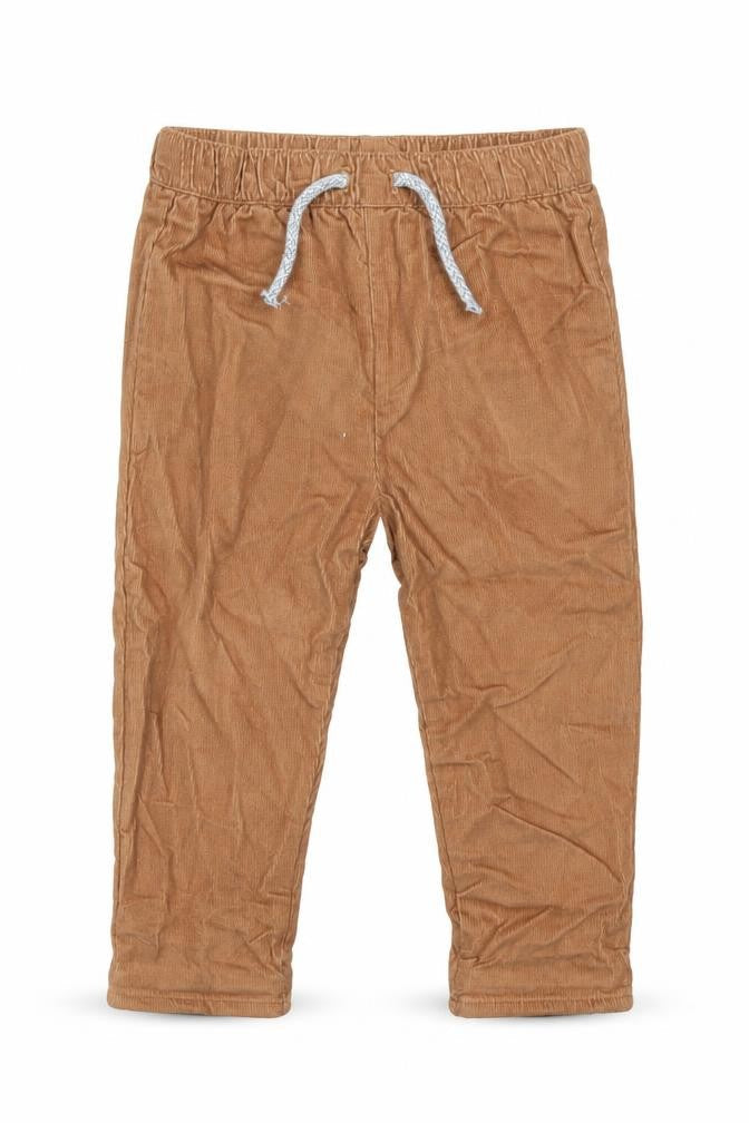 Nutmeg Boys Brown  Cotton  Trousers Size 9-12 Months