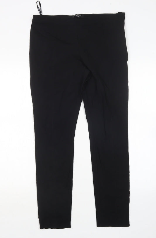 Atmosphere Womens Black  Polyester Trousers  Size 14 L28 in Regular