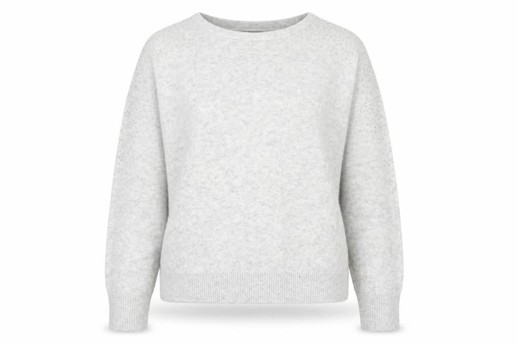Primark Womens Grey Round Neck  Acrylic Pullover Jumper Size XL