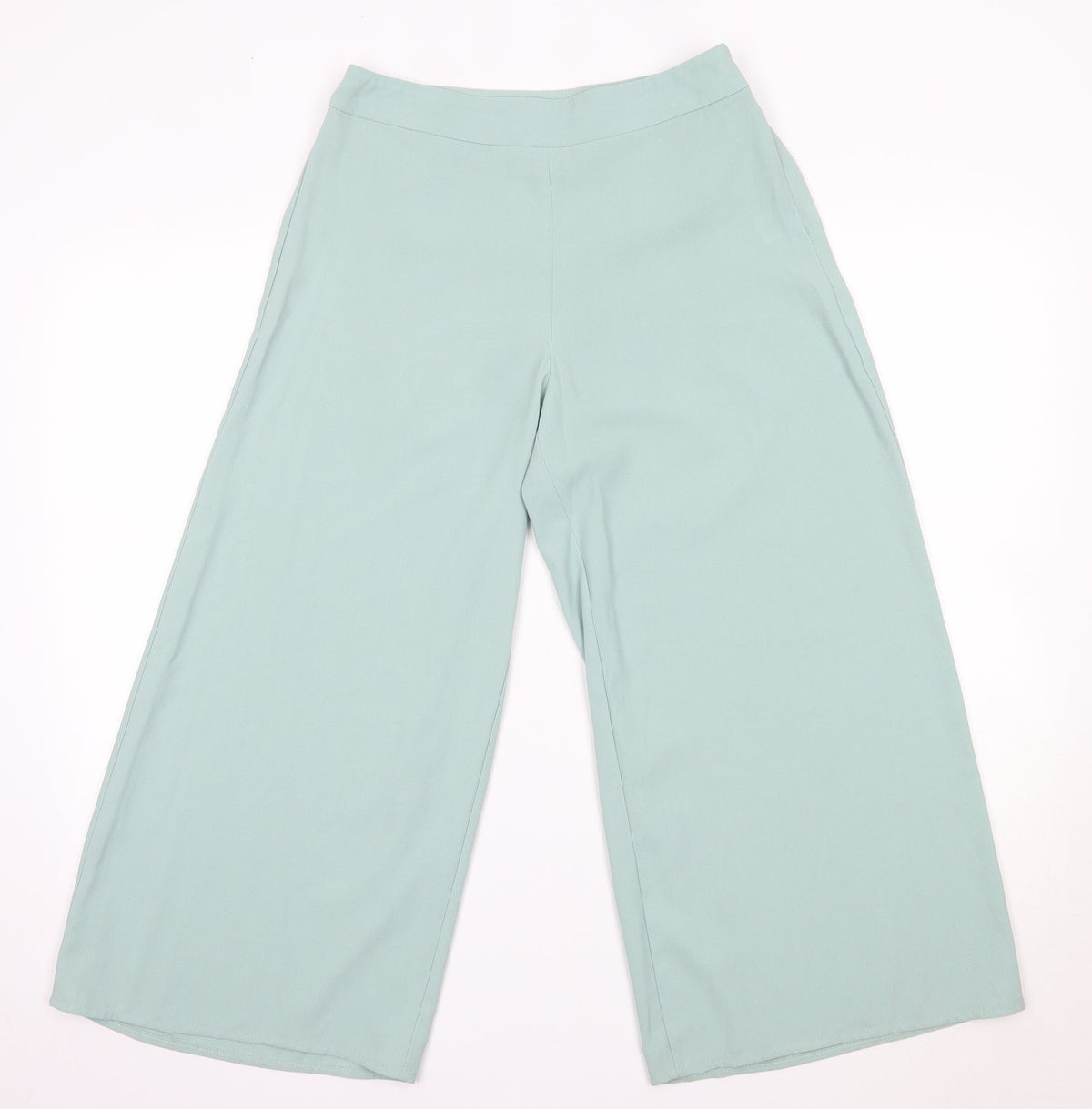 Primark Womens Green  Polyester Trousers  Size 10 L23 in Regular