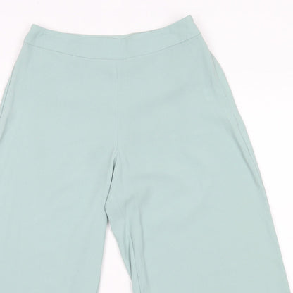 Primark Womens Green  Polyester Trousers  Size 10 L23 in Regular