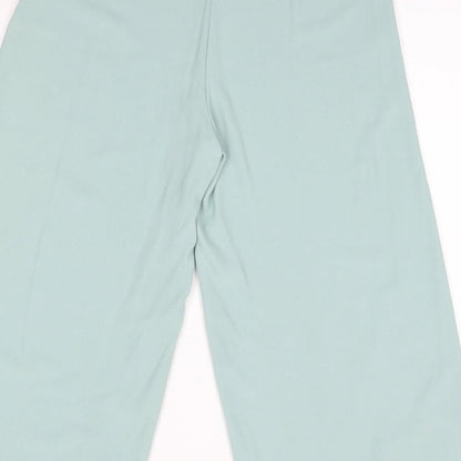 Primark Womens Green  Polyester Trousers  Size 10 L23 in Regular