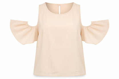 Primark Womens Pink  Polyester Basic Blouse Size 8 Round Neck