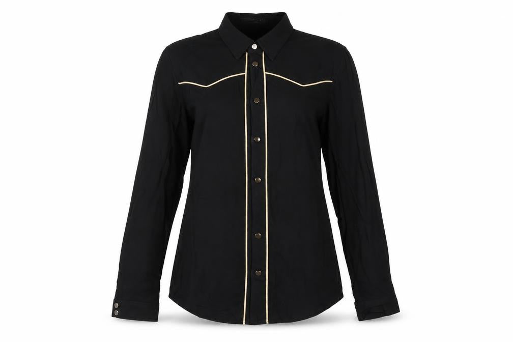 Atmosphere Womens Black  Viscose Basic Button-Up Size 6 Collared