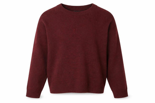 H&M Mens Red Round Neck  Acrylic Pullover Jumper Size L