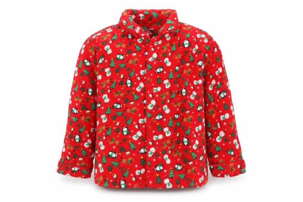 Primark Baby Red Solid Cotton  Pyjama Top Size 12-18 Months   - CHRISTMAS