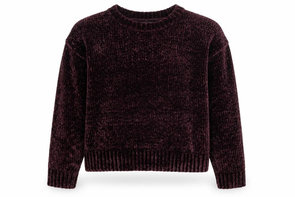 New Look Womens Purple  Polyester Pullover Sweatshirt Size M