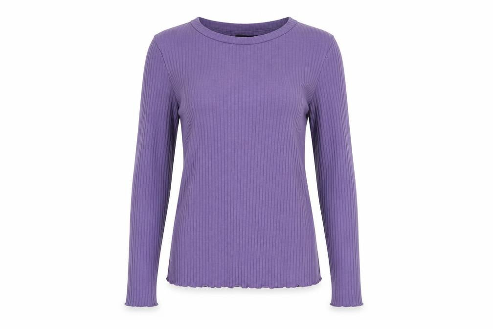 Marks & Spencer Womens Purple Round Neck  Polyester Pullover Jumper Size 10