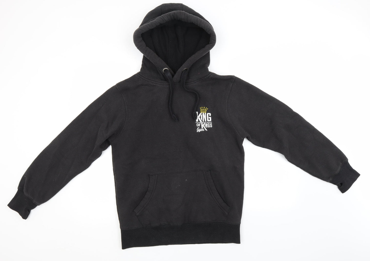 Preworn Mens Brown  Cotton Pullover Hoodie Size S   - King of Kings Gym
