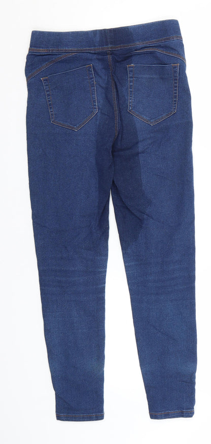 Primark Womens Blue  Cotton Jegging Jeans Size 8 L25 in Regular