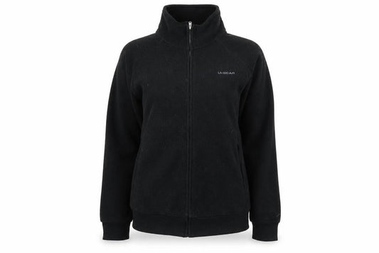 LA Gear Womens Black Crew Neck  Polyester Full Zip Jumper Size 14