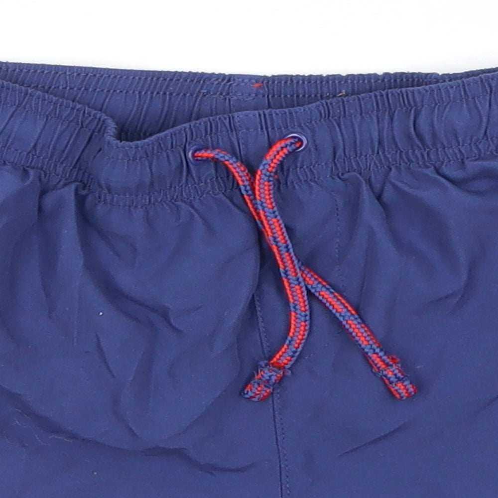 George Boys Blue  Polyester Utility Shorts Size 5-6 Years  Regular