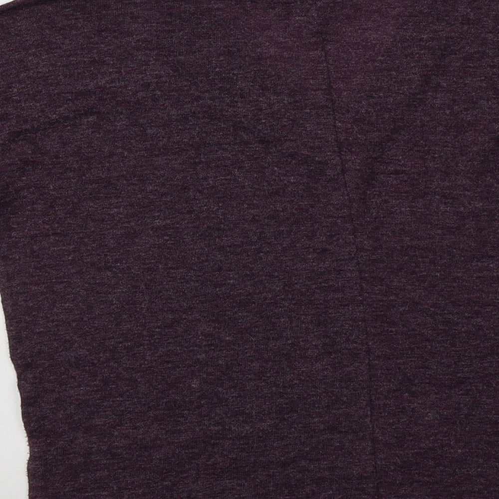 Primark Womens Purple V-Neck   Pullover Jumper Size 6