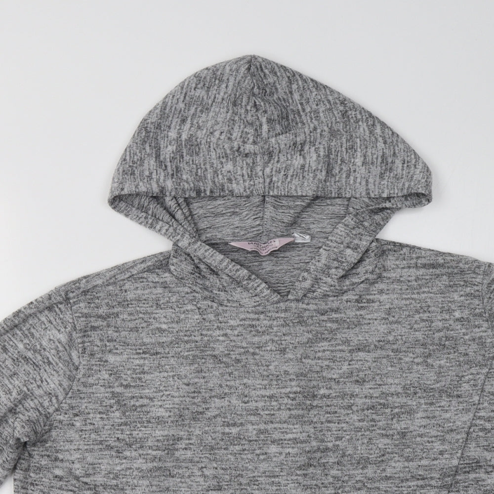 Dorothy Perkins Womens Grey High Neck  Polyester Pullover Jumper Size 10   - Mat