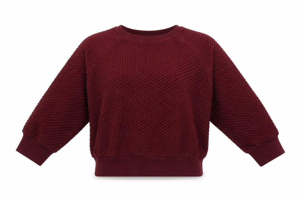 French Connection Womens Purple  Cotton Pullover Sweatshirt Size S