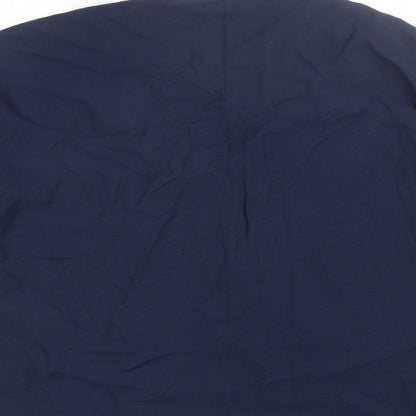 Marks & Spencer Womens Green  Viscose Basic Blouse Size 12 V-Neck