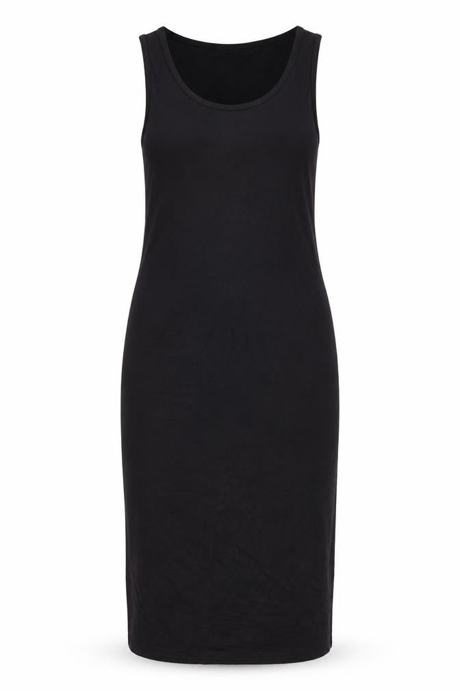 George Womens Black  Polyester Tank Dress  Size 14  Round Neck