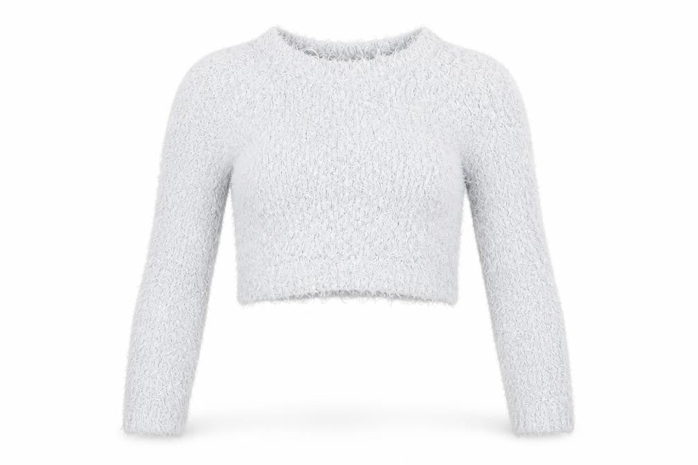 River Island Womens Blue Round Neck  Polyester Pullover Jumper Size 6