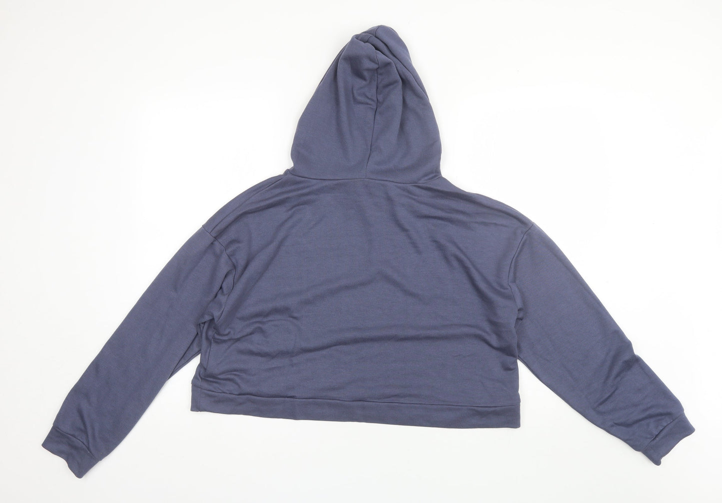 Jeff&CO Womens Blue  Polyester Pullover Hoodie Size 12