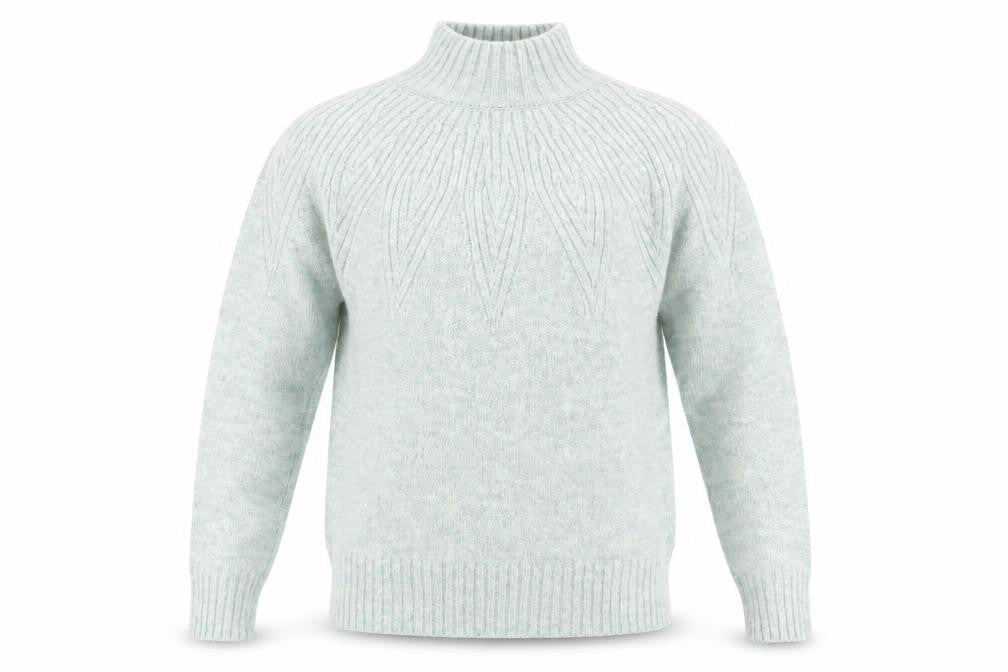 Marks & Spencer Mens Green High Neck  Acrylic Pullover Jumper Size S