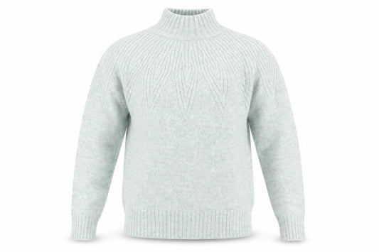 Marks & Spencer Mens Green High Neck  Acrylic Pullover Jumper Size S