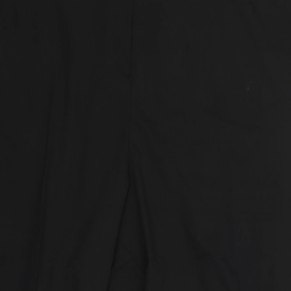 Tailored Womens Black  Polyester Dress Pants Trousers Size 28 L27 in Regular