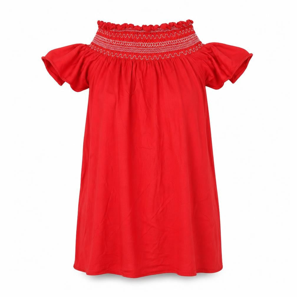 New Look Womens Red  Modal Shift  Size S  Square Neck
