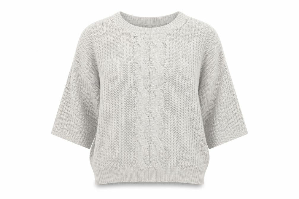 H&M Womens Grey Round Neck  Cotton Pullover Jumper Size M