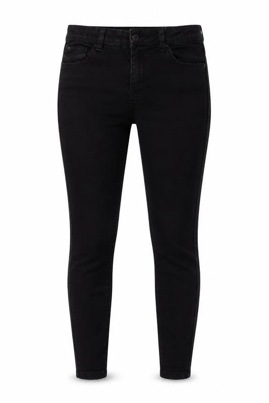 DENIM CO Womens Black  Cotton Skinny Jeans Size 10 L29 in Regular