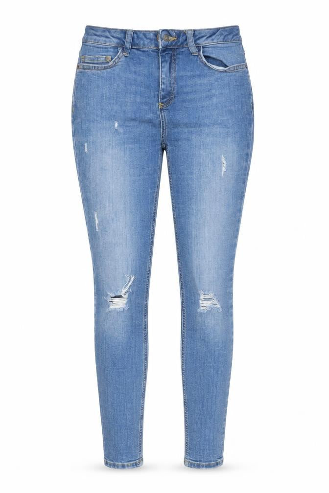 DENIM CO Womens Blue  Cotton Skinny Jeans Size 8 L29 in Regular