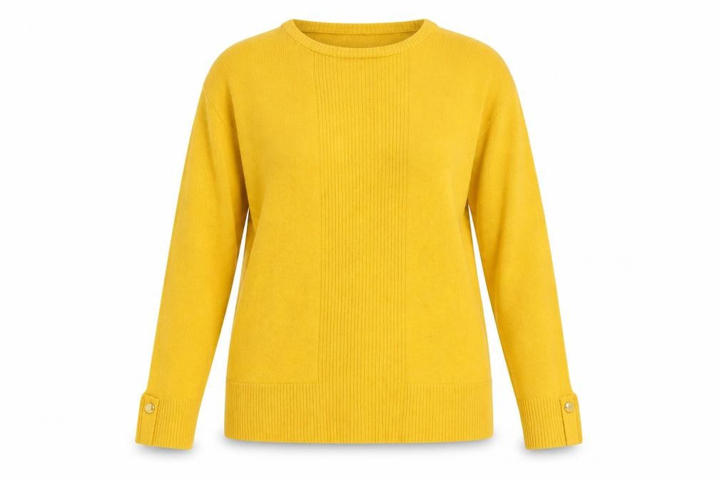 Select Womens Orange Roll Neck  Acrylic Pullover Jumper Size M
