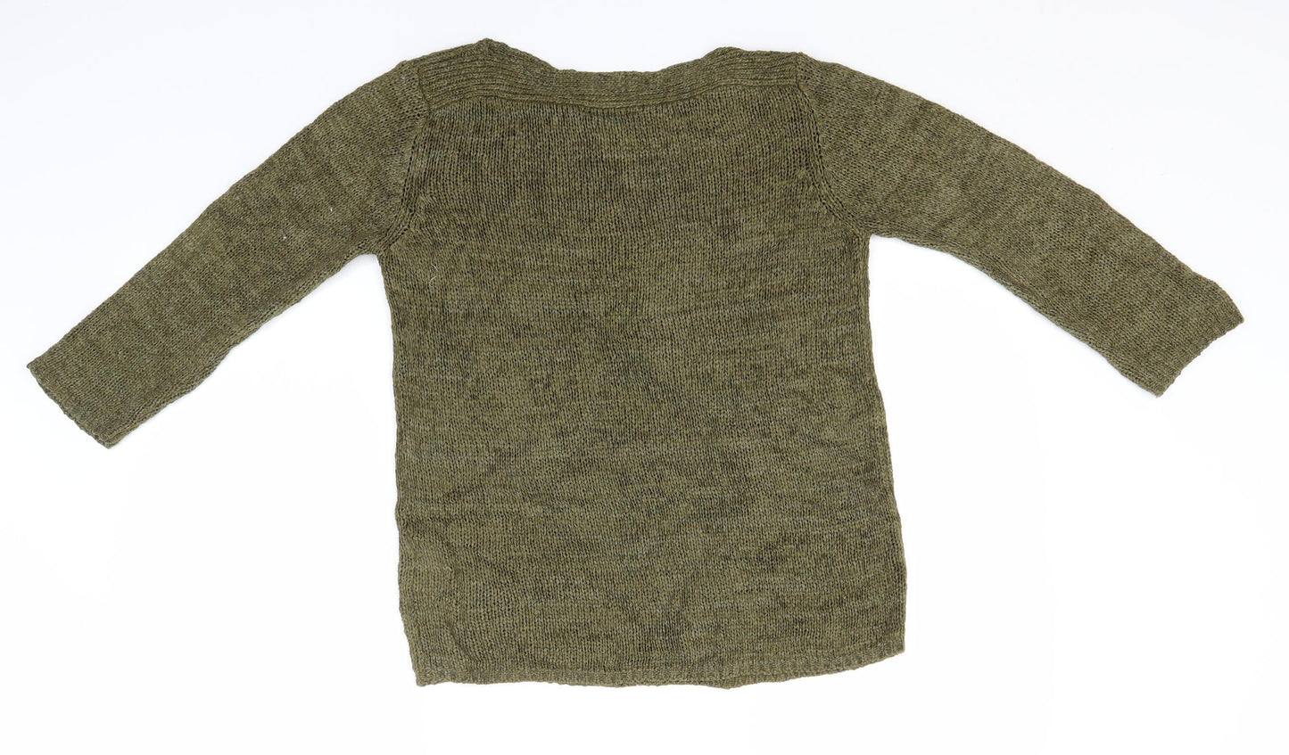 Dorothy Perkins Womens Brown Round Neck  Acrylic Pullover Jumper Size 10