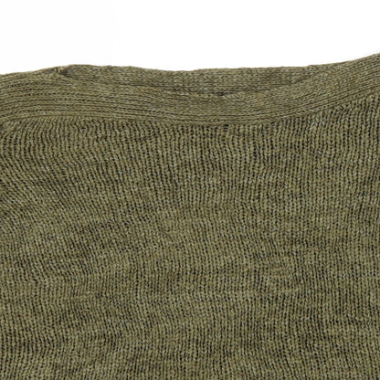 Dorothy Perkins Womens Brown Round Neck  Acrylic Pullover Jumper Size 10