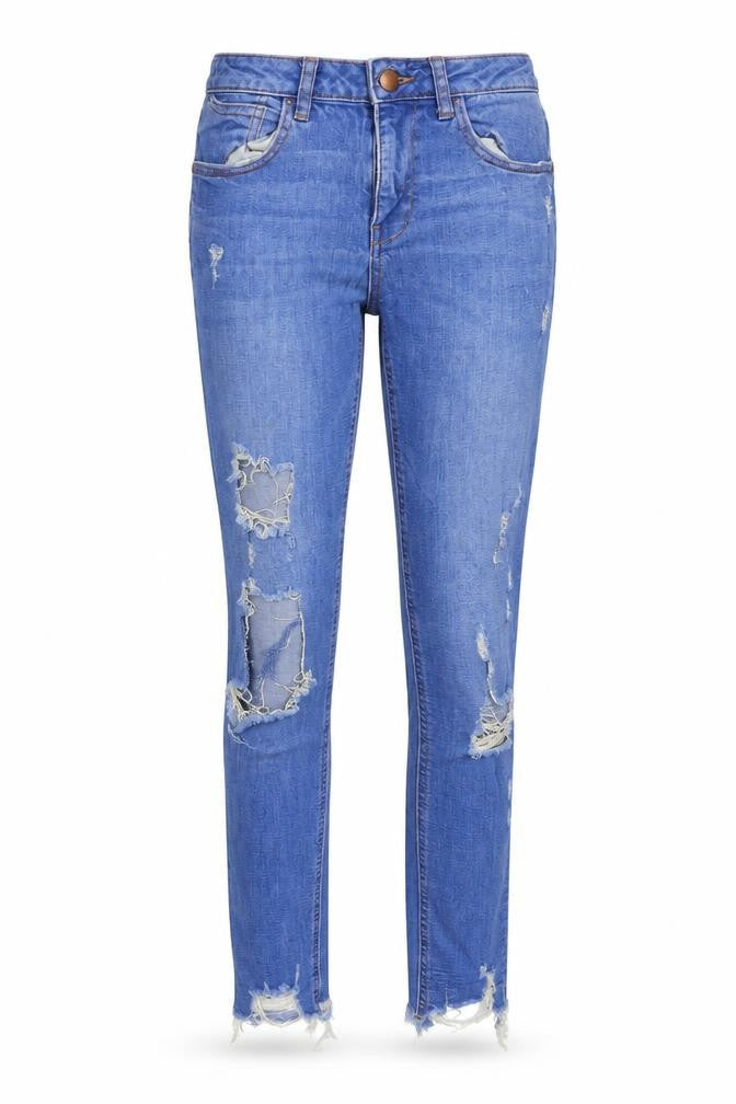 Denim Co Womens Blue  Cotton Skinny Jeans Size 10 L28 in Regular