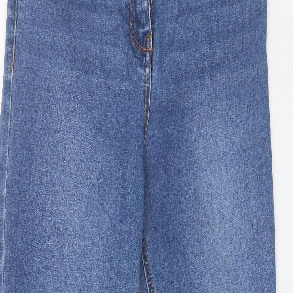 Papaya Womens Blue  Cotton Skinny Jeans Size 8 L24 in Regular