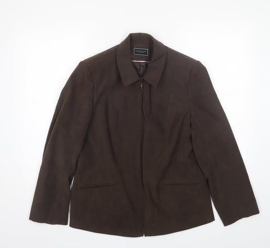 Debenhams Womens Brown   Jacket  Size 14