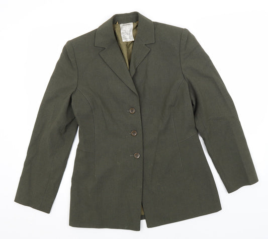 Preworn Womens Brown   Jacket Blazer Size 10