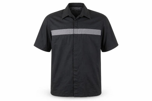 River Island Mens Grey  Polyester  Button-Up Size L Collared