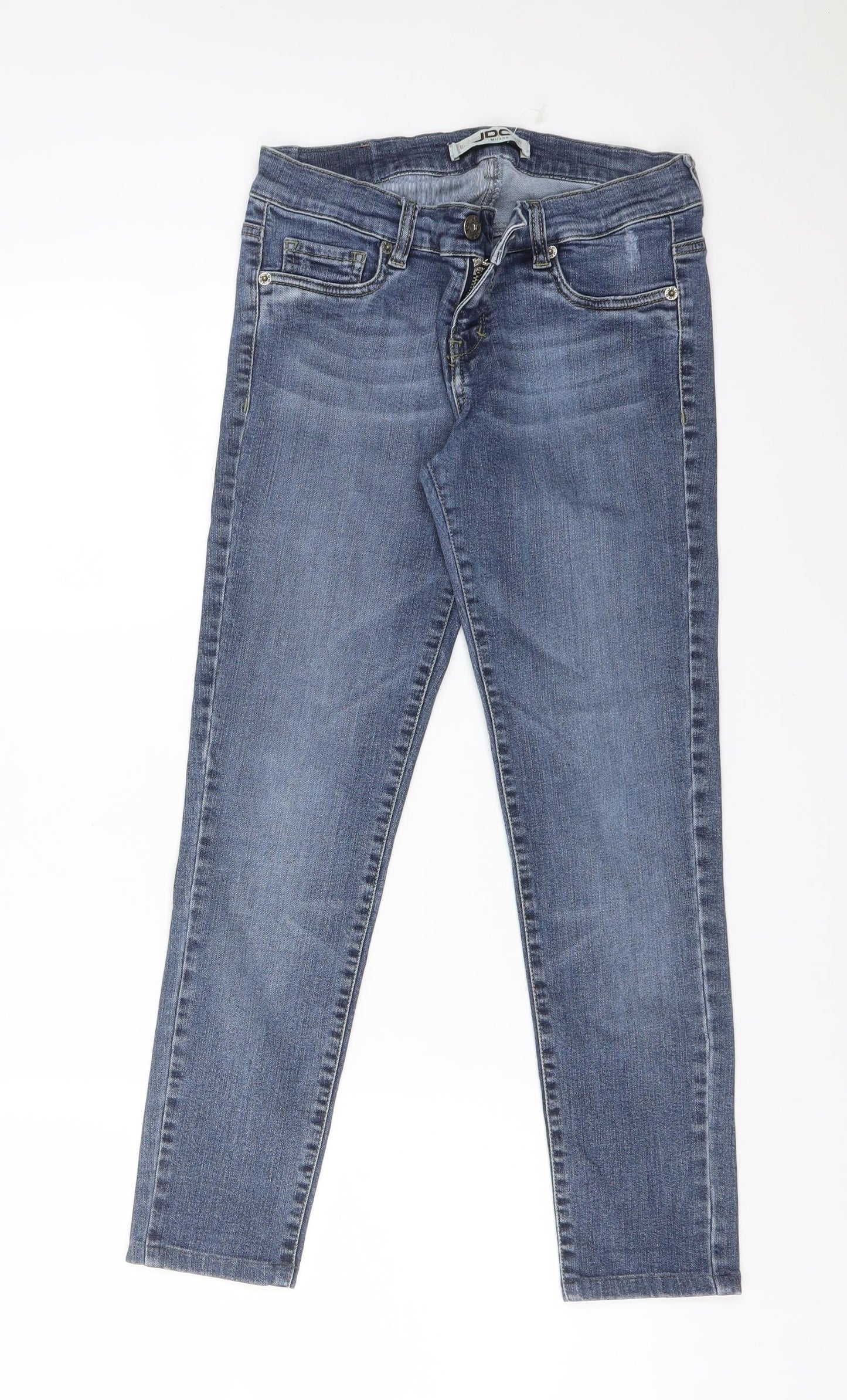 JDC Womens Blue  Cotton Skinny Jeans Size 26 L25 in Regular