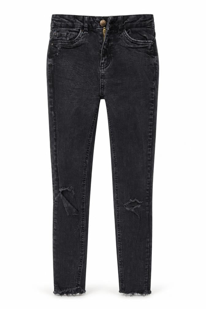 New Look Womens Black  Cotton Skinny Jeans Size 8 L25 in Regular