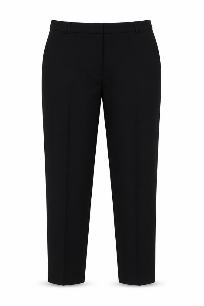 Atmosphere Womens Black  Polyester Carrot Trousers Size 10 L27 in Regular