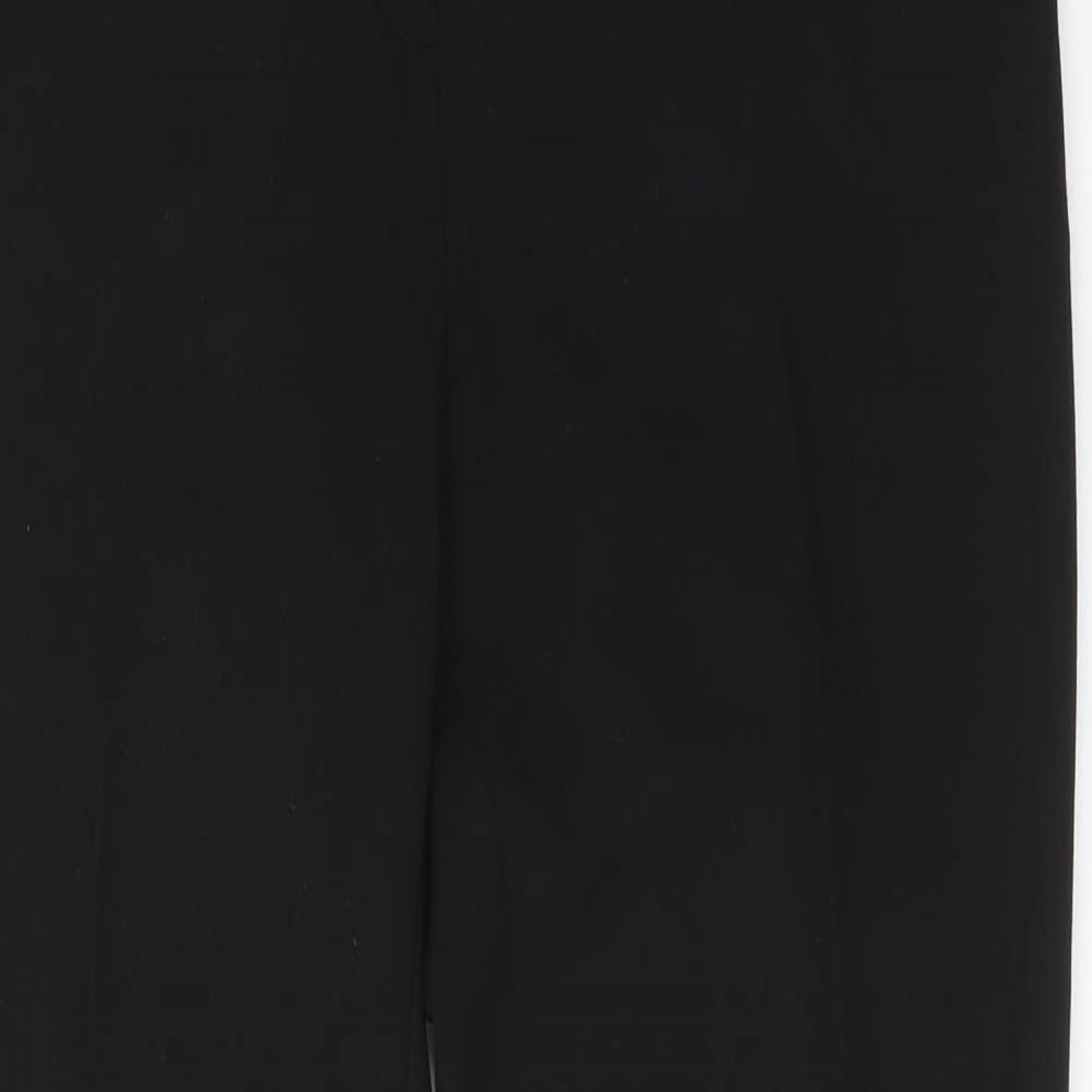 Atmosphere Womens Black  Polyester Carrot Trousers Size 10 L27 in Regular