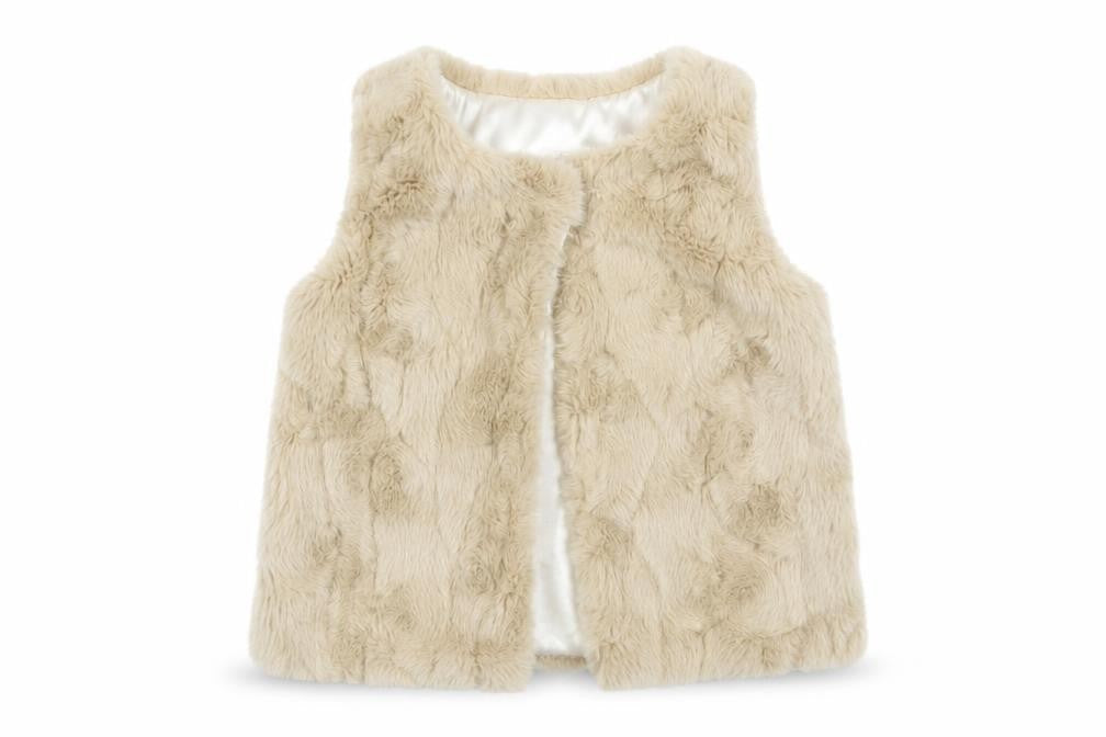 F&F Baby Beige  Acrylic Shrug Jumper Size 18-24 Months