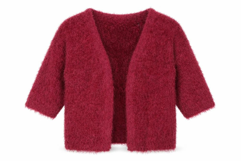 Anthology Womens Pink Round Neck  Acrylic Cardigan Jumper Size 14